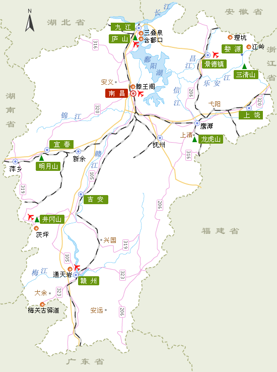江西地圖